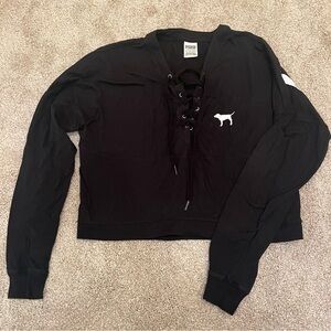 VS PINK | Black Long Sleeve Shirt - XS